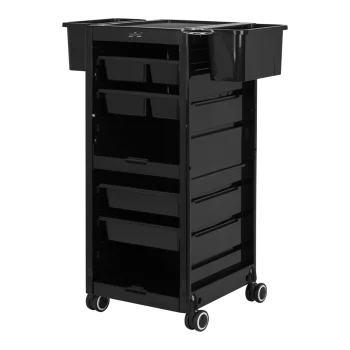 Gabbiano 68B Frizieru ratiņi, Melni