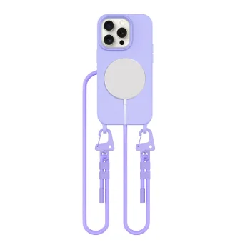 Tech-Protect iPhone 14 Pro vāciņš MagNecklace MagSafe, lavandas