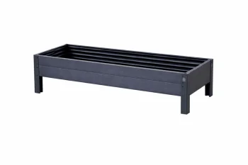 Paaugstinātā dārza dobe KLASIKA Woodlook 1500x500x200 mm, pelēka