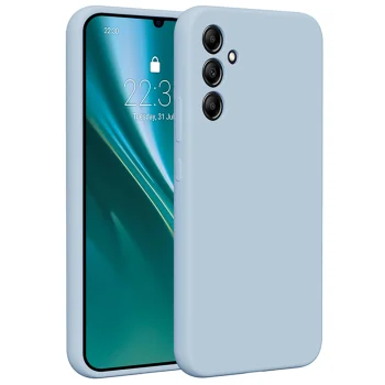 Etteri silikona vāciņš Samsung Galaxy A34 5G, gaiši zils