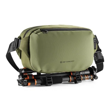 K&F Concept Alpha Sling Bag 10L fotogrāfu soma, zaļa