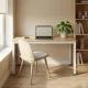 Ēdamgalds un datorgalds 120x60 cm ModernHome, gaišs ozols