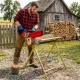 Malkas zāģēšanas steķis Bauerkraft ar motorzāģa turētāju