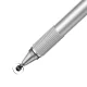 Baseus Golden Cudgel Stylus + Pildspalva, Sudraba | Double-sided Capacitive Stylus with Gel Pen, Silver