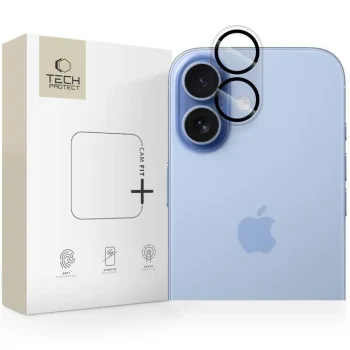 Kameras aizsargstikls Tech-Protect Cam Fit+ priekš iPhone 17, caurspīdīgs