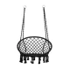 Luaro Šūpuļkrēsls Stārķa ligzda, 80cm, melns, līdz 150kg