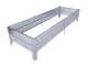 Klasika Garden metāla paaugstinātā dārza dobe, 1500x500x200mm, cinka
