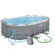 Karkasa baseins Bestway Power Steel 427x250x100 cm, 11in1 komplekts 56620