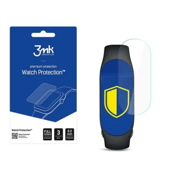 Xiaomi Mi Band 7 Aizsargplēve uz Visu Ekrānu, 3 gab. | 3MK ARC+ Protective Film Rounded Fullscreen Watch Protector