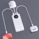 Ārējais akumulators Dudao K12Pro, 20000 mAh, 22.5W PD, USB-C, 2x USB-A, balts