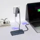 Wozinsky WDS03Y5S 14-in-1 USB-C Hubs, 3 Monitoriem, Pelēks