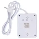Maclean MCE387 W Pagarinātājs, 2 ligzdas, 3xUSB, 2500W, 1.5m, Balts