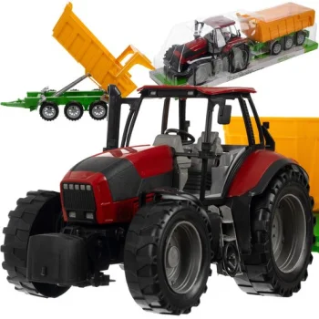 Kruzzel rotaļu traktors ar piekabi