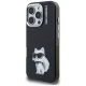 Karl Lagerfeld IML Aquarelle Choupette & Logo vāciņš iPhone 16 Pro Max, melns