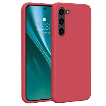 Etteri Silicone Case silikona vāciņš Samsung Galaxy S23 Plus, Aveņsarkans