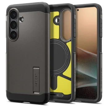 Spigen Tough Armor Mag vāciņš priekš Samsung Galaxy S26+, pelēks