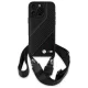 BMW M Edition Carbon Stripe & Strap vāciņš iPhone 16 Pro Max, melns