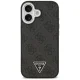 Guess vāciņš iPhone 17 MagSafe 4G PU Leather ar kameras rāmi, melns