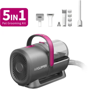 Mājdzīvnieku kopšanas komplekts ar putekļsūcēju PetKit AirClipper 5-in-1