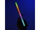 USB RGB LED gaismas josla ar skaņas reakciju, 18 režīmi, melna