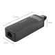 Tīkla karte Orico UTK-U3 USB-A 3.0 uz RJ45 Gigabit Ethernet 1 Gbps, melna
