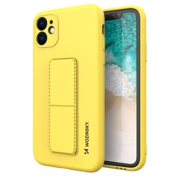 Wozinsky Samsung Galaxy A32 5G vāciņš Kickstand Case, dzeltens