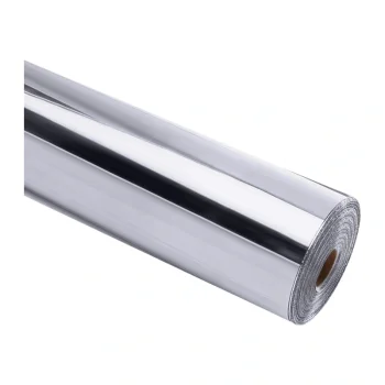 HTVRONT Chrome Metallic pašlīmējošā plēve, 30.5 cm x 90 cm, sudraba