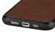 iCarer Leather Oil Wax dabīgās ādas vāciņš iPhone 14 Plus ar MagSafe, brūns (WMI14220719-BN)