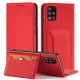 Samsung Galaxy A12 (SM-A125F/DSN) Magnet Card Pouch Wallet Book Case Cover, Red | Telefona Vāciņš Maciņš Apvalks...