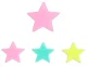 Fluorescējošas zvaigznes 100 gab. maisījums | Stars fluorescenc pcs mix