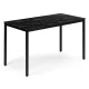 Modernhome NORD-MRBC-BC galds 120x60 cm, melns marmurs