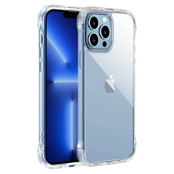 Vāciņš Joyroom Defender Series iPhone 13 Pro ar statīvu, caurspīdīgs (JR-BP955)