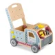 Bērnu koka staigulis, stūmjamais, stūmējs ar instrumentiem RK-874 Ricokids | Kids Wooden Push Walker
