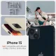 Apple iPhone 15 6.1\'\' Spigen Thin Fit Case Cover, Beige | Telefona Vāciņš Maciņš Maks Apvalks Bampers