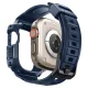 Aizsargvāciņš ar siksniņu Spigen Rugged Armor Pro, Apple Watch Ultra 1 / 2 (49mm), tumši zils