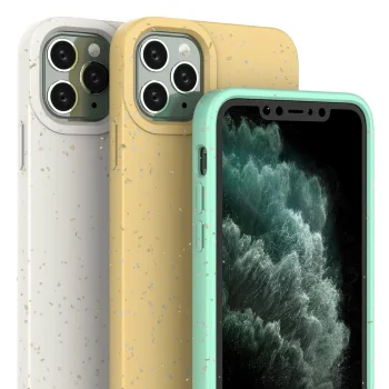 Eco Case vāciņš viedtālrunim iPhone 11 Pro Max, dzeltens