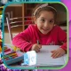 Nicekids mehāniskais zīmuļu asināmais ar kloķi un tvertni, Delfīns, zils