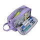 Maaleo 24518 Četru nodalījumu atlokāms skolas penālis, Violets | Four-compartment Extendable Pencil Case