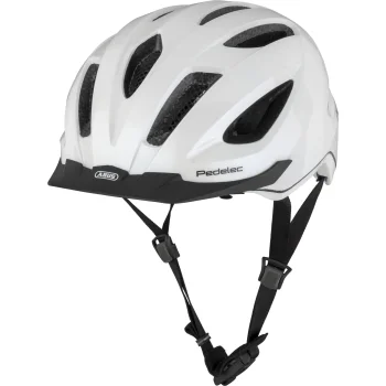 ABUS Pedelec 1.1 velosipēdistu ķivere, Pearl White, Izmērs L
