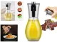 Eļļas un etiķa izsmidzinātājs dozators, 200 ml, sudraba