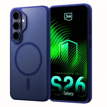 Vāciņš 3mk Smoke MagCase priekš Samsung Galaxy S26+, tumši zils