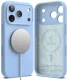 Telefona vāciņš Ringke Silicone MagSafe priekš iPhone 18 Pro, gaiši zils