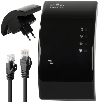 Wi-Fi Signāla Pastiprinātājs Diapazona Paplašinātājs 300Mb/S 2.4G | Wi-Fi Repeater Signal Booster