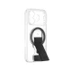 Vāciņš AmazingThing Titan Pro Lens Stand iPhone 18 Pro Max ar statīvu un MagSafe, caurspīdīgs