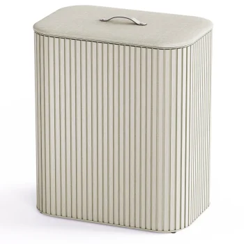 Veļas grozs Joseph Joseph Tota Twin Luxe 90L, bēšs