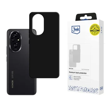Honor 200 3MK Matt Case Cover, Black | Matēts Telefona Maciņš Vāks Apvalks Bampers