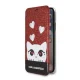 Karl Lagerfeld Valentine atverams vāciņš Apple iPhone X/XS - Sarkans