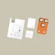 Tech-Protect Camfull Fit+ kameras aizsargstikls iPhone 17 Pro Max - oranžs