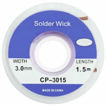 Lodēšanas lente pīta 3mm x1,5m | Soldering tape braided x1.5m