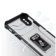 Crystal Ring Case vāciņš iPhone XS Max ar gredzena turētāju un statīvu, sarkans